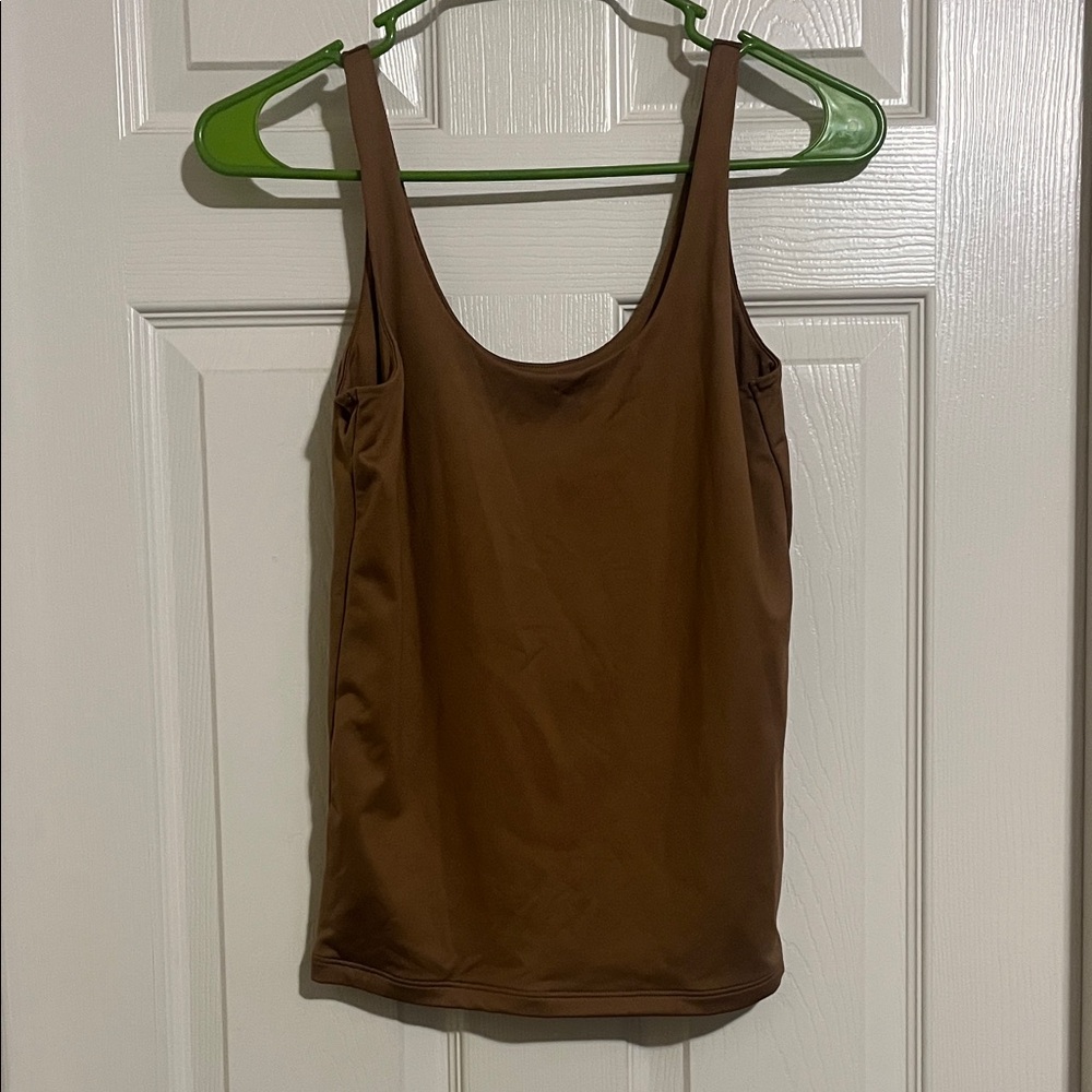 Abercrombie & Fitch Brown Scoop-Neck Camisole